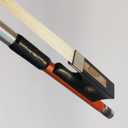 Brazilwood Ebony Violin Viola Cello Bow Full Size Ebony Frog with Natural Horsehair (Violin bow 1/4)