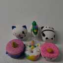 YOAUSHY 6 Pcs Squishies Toy Jumbo Slow Rising Horse,Cake, Donut,Panda,Spoon Cat Set for Kids Party Favors Stress Relief Toys