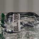 KINLINK 2 Pack Black Carabiner Clip, 7 inch Heavy Duty Spring Snap Hook, Large Carabiner Clips for Camping, Swing Set, Hammock, Hiking, Travel, Weight Lifting Machine, Home Gym Equipment