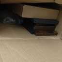 Office Desk Shelf Organizer, Wood Desktop Bookshelf Supplies Storage Rack, Shelf for Top of Desk and Dresser (Brown-2 Tier)