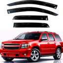 KPY Rain Guards Fit for 2007-2014 Chevrolet/Chevy Tahoe, Out-Channel Window Visors Vent Wind Deflectors 4PC, Car Accessories for 2007-2014 GMC Yukon