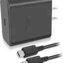 45W USB-C Type C Super Fast Charging Wall Charger and 5Ft USB C to USB C Fast Charging Cable for Samsung Chromebook XE513C24 XE510C24 XE350XBA XE525QBB USB Type C Galaxy S22 Ultra S23 S21 S20 Ultra