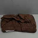 Wrap Around Dust Ruffle Bed Skirt - Brown - for King Size Beds with 15 Inch Drop - Easy Fit Elastic Strap - Adjustable Pleated Bedskirt w/Brushed Fabric - Wrinkle Free - for Women, Men, Kids & Teens