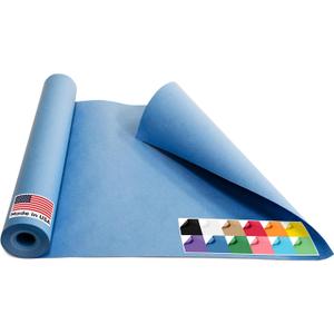 USA Made 18" x 1200" Dark Blue Kraft Paper Roll, 45 lbs Thickness, American Quality Colored Kraft Paper for School, Bulletin Board - Non-Toxic, Odorless, Safe for Kids