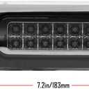 BASIKER 3rd Third Brake Light Tail Lights fit for 1994-2004 Chevy s10 S-10 GMC Sonoma Regular Cab or Crew Cab (Smoking Housing Red light)