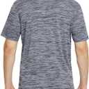 M MAELREG Golf Shirts for Men Dry Fit Short Sleeve Casual Performance Moisture Wicking Heather Pique Collared Polo Shirts (XL)