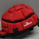 Guardian Cap - Soft-Shell Helmet Cover for Football and Lacrosse - Reduces Impact and Protects Helmets - One Size Fits All for Youth, High School, and College Programs (Red)