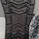 SHIBEVER Women Winter Snow Boots: Black Waterproof Walking Booties Non Slip Fur Lined Warm Outdoor Ankle Short Boot (9)