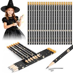 100Pcs Pencils with Erasers,Harry Potter Pencils bulk for Kids Novelty Fun Wood Pencils Wood Pencils for School Company Office Stationery Gift,Perfect For a Wizard Theme,Party Favors