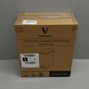 Slim Bathroom Trash Can with Lid Soft Close, 1.6 Gallon Stainless Steel Garbage Can with Removable Inner Bucket, Durable Step Pedal, Small Trash Bins for Toilet, Bedroom, Kitchen, Office (Black)