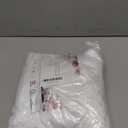 10x10ft Wrinkle Free White Backdrop Curtain for Parties Soft Fabric Drapes Wedding White Curtain Backdrop for Birthday Party Decorations Background for Photography 5x10ft, 2 Panels