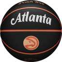 Wilson NBA Team City Collector Atlanta Hawks Ball WZ4016401ID, Unisex Basketballs, Black, 7 EU