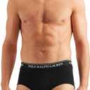 POLO RALPH LAUREN Men's Classic Fit Cotton Briefs, Multipacks (L)