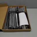 ZMTECH 10 FT Flag Pole in Ground, Heavy Duty Flag Pole Holder for Outside House with 5 Pronges Base, Extra Thick Flag Pole Kit for Yard Outdoor Garden Decor Residential Commerical(1 Pack,without Flag) (Black)