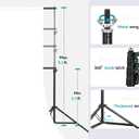 8.5 X 10FT/2.6 X 3M Background Stand Support System Kit with Carrying Case for Clamps and Canvas,for Photo Video Shooting
