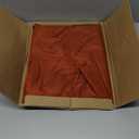 sancua Thanksgiving Round Tablecloth 70 Inch (Fits 20-58 Inch Tables) Burnt Orange - Water Resistant Spill Proof Washable Polyester Fall Table Cloth Decorative Fabric Table Cover for Dining Parties, Rust