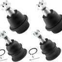 MotorbyMotor Front Upper and Lower Ball Joints for Chevy Tahoe Silverado 1500 Suburban Avalanche Express, GMC Sierra Savana Yukon XL, Cadillac Escalade Suspension Ball Joint, K6540 K6541 (4pcs)