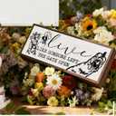 Funny Chicken Decor, Live Like Someone Left the Gate Open Sign, Chicken Coop Decors, Funny Farmhouse Home Decoration, Decorative Wooden Wall Plaque 9.5x3.1x1 inches (style 11)