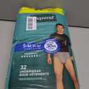 Depend Fresh Protection Adult Diapers, Incontinence Underwear for Men, Disposable, Maximum, Small/Medium, Grey, 32 Count