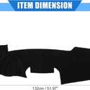 Dash Covers Mat for Toyota RAV4 2007-2012 Upgrade Polyester Car Center Console Interior Trim Dashboard Cover for Toyota RAV4 Protector Black