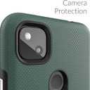 Crave Pixel 4a Case, Dual Guard Protection Series Case for Google Pixel 4a - Forest Green