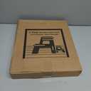 Toddler Step Stool for Kids - Height Adjustable Non-Slip Wooden Step Stool for Bathroom Sink, Kitchen & Potty Training 2-Step - Grey (Gray)