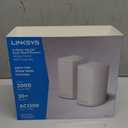 Linksys AC1300 2-Pack VELOP Dual-Band Routers Whole Home WiFi 5 System (WHW0102)
