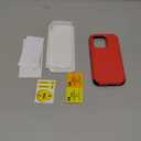 Diverbox for iPhone 15 Pro Case [Shockproof] [Dropproof] [Tempered Glass Screen Protector ],Heavy Duty Protection Phone Case Cover for Apple iPhone 15 Pro 6.1 inch (Red)