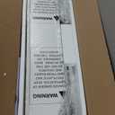 32"W Over The Toilet Storage Cabinet with Metal Frame and 7 Storage Shelves, Bathroom Organizer with Adjustable Shelves and Paper Holder, Farmhouse Storage Cabinet for Bathroom, Laundry, White