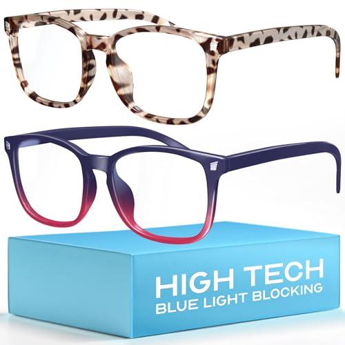 livho High Tech Blue Light Glasses - Advanced Blue Light Blocking Computer Glasses - Screen Fatigue & UV Protection
