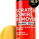 500ml Car Scratch Remover for Vehicles: Automotive Swirls Rrepair Eraser Restorer & Polishing with Buffer Pad - Scratch Eraser Kit for Light Scratches Oxidation & Water Spots (16.9 fl oz)
