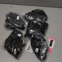 KRALER 24 Inch Mixed DE Dreadlock Extensions Sets, 3 in 1 20 Strands Synthetic Double Ended Dreads Extensions, Black Hippie Crochet Dreads Style for Girls