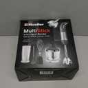 Mueller Multistick 5-in-1 Immersion Blender Handheld, 12 Speed Hand Mixer - Turbo Boost, Heaviest Duty Copper Motor, Titanium Blades Hand Blender, Milk Frother Wand, Whisk, Beaker, Chopper, Grey