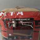 Officially Licensed NFL Atlanta Falcons "Draft" Full/ Queen Comforter and 2 Sham Set, 86" x 86"