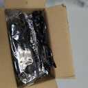 Cocar Real 3D Glasses, 6-Pack Circular Polarized Passive 3D Glasses for Real Cinema, 3D TV, and Projectors Non-Flashing Home & Theater Use, Black