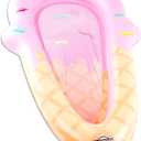 BigMouth Inc. Large Funny Inflatable Raft, Guarded Sides & Headrest, 6 ft Long Heavy Duty Pool Float