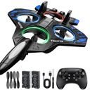 Foam Remote Control Airplanes, RC Planes with Light, RCAirplane Fighter Jet for Kids Adults 8-16, 360° Flip, Stunt Roll,Drones for Kids 8-12, Airplane Toy Gifts for Kids Boys(Blue)