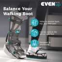 EVENup - Shoe Lift for Walking Boot I Adult Size Medium I Shoe Balancer for Use with Fracture Boots or Leg Length Discrepancy I 3 Adjustable Heights for Gait Improvement I Shoe Leveler, Shoe Riser