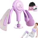 Thigh Trainer for Women, 15-70LB Adjustable Resistance Inner Thigh Exerciser for Pelvic Floor Muscle Repair, Thigh Trainer Kegel Exercise for Shaping, Yoga & Weight Loss at Home Gym