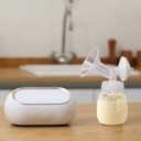 4pcs Breast Pump Collection Bottles for Spectra S2 S1 9 Plus Motif Luna Breast Pumps, 6.oz 180ml Reusable Wide Neck Bottles with Collar and Sealing Disc, Replace for Spectra Bottle