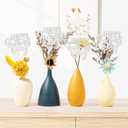 3 x Gyufise 12Pcs Happy Father's Day Centerpiece Sticks Assembled Glitter Love Heart Love Dad Best Dad Table Centerpiece Sticks for Father's Day Theme Men Birthday Party Supplies Silver