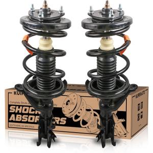Front Complete Struts shocks Assembly w/Coil Spring 171433 171434 Compatible for 2001-2005 Honda Civic Compatible for 2001-2003 Acura EL Shock Absorbers Replacement 2PCS