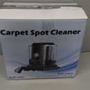 Carpet Cleaner Machine 10.5Kpa Strong Suction, 400W Powerful Motor, Portable Upholstery Cleaner with Spot and Stain Remover for Pet Accident, Rugs, Carpet and Upholstery (Black)