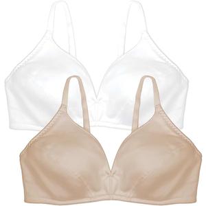 Bestform Women's 5006255 Cotton Wireless Bra with Lightly Lined Cups, 36B