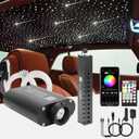 CHINLY Starlight Headliner Kit Meteor, 550pcs 9.8ft 0.03in 16W Star Lights for Car, Fiber Optic Star Ceiling Light, RGBW Bluetooth APP+Remote+Star Light Headliner Kit for Home Theater