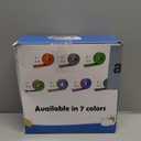 Flexible Race Car Track 15 Ft Starter Set with Suction Cups Compatible with Diecast 1/64th Car for Ages 3 & Up Classic Blue and Red Double Track Long Rolls Up Portable Racetrack