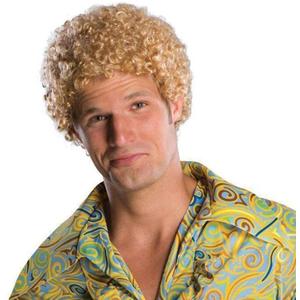 Rubies Afro Blonde Wig for Adults, Men's No Size