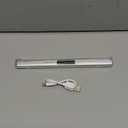 SUPRUS Electric Lighter Arc Windproof Flameless USB Rechargeable Lighter with Safety Lock for Candle BBQ Camping (Silver)