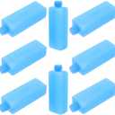 NOLITOY 8Pcs Ice Crystal Boxes Reusable Freezer Packs, Air Conditioner Ice Crystal Box for Coolers Lunch Boxes Camping Fishing