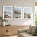 16x20 Picture Frame White 3 Pcs set can Display on the Wall, 16x20 in-3Pack